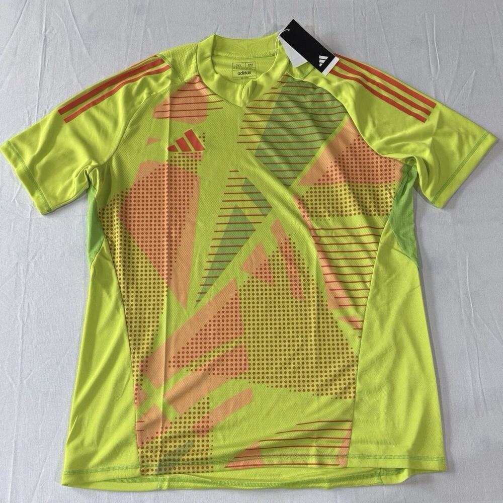 Adidas Men Tiro 24 Pro Goalkeeper Shirts Soccer Yellow GK Football Jersey Sz XL